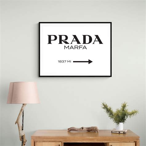 cheap prada decorative sign|prada marfa sign.